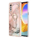 Etui pour lg velvet marbre tpu résistant aux chocs silicone pare - chocs anneau rotatif a 360 ° - doré ... Etui pour lg velvet marbre tpu résistant aux chocs silicone pare - chocs anneau rotatif a 360 ° - doré ...