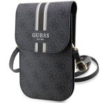 Etui luxe guess sacoche a bandouli�re coloris noir stripes