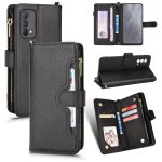 Etui pour matre realme gt magntique pu cuir flip couverture en cuir titulaire de la carte portefeuille ...
