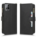 Etui pour t - mobile revvl 6 5g titulaire de la carte magntique pu cuir flip couverture en cuir portefeuille ...