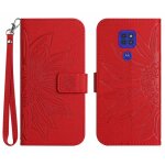 Etui pour motorola moto e7 plus cuir pu de luxe avec porte - fentes pour cartes etui de t�l�phone portefeuille ...