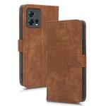 Etui pour motorola moto edge 30 fusion 5g couverture de fentes pour cartes cuir pu blocage rfid fermeture ...