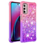 Etui pour motorola moto g stylus 2022 5g paillettes liquides pare - chocs, cristal brillant bling dr�le ...