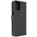 Etui pour motorola moto g13, g23 et g53 portefeuille fonction support vid�o noir