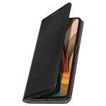 Etui pour motorola moto g75 clapet portefeuille magn�tique support noir
