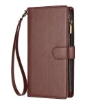 Etui pour motorola moto one 5g ace fentes pour cartes housse de sac a main folio flip cuir pu portefeuille ...