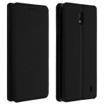 Etui pour nokia 1 plus porte - carte support vid�o clapet magn�tique noir
