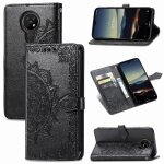 Etui pour nokia 3. 4 antichoc etui en cuir motif exquis simple entreprise couverture rabotant - noir