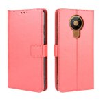 Etui pour nokia 5. 3 portefeuille couverture rabattable titulaire de la carte magn�tique - rouge