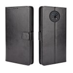 Etui pour nokia 6. 3 couverture rabattable portefeuille magn�tique titulaire de la carte - noir