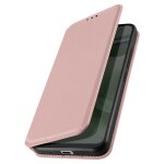 Etui pour nokia 8. 1 porte - carte support vido clapet magntique rose