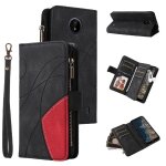 Etui pour nokia c10 / c20 bquille de protection avec le support de fente de carte style de portefeuille ...
