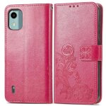 Etui pour nokia c12 sangle courte couverture rabotant etui en cuir trfle a quatre feuilles affaires ...