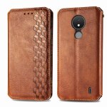 Etui pour nokia c21 etui en cuir couverture rabattable affaires exquises conception de mode fonction ...