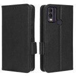 Etui pour nokia c22 boucle lat�rale portefeuille magn�tique titulaire de fentes pour cartes cuir pu - ...