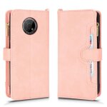 Etui pour nokia g300 couverture en cuir portefeuille a fermeture eclair magntique pu cuir flip titulaire ...