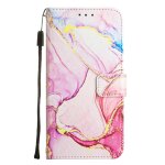 Etui pour nokia g42 cuir pu motif de marbre portefeuille bicelle - couleur rose Etui pour nokia g42 cuir pu motif de marbre portefeuille bicelle - couleur rose