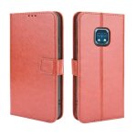 Etui pour nokia xr20 titulaire de la carte magn�tique portefeuille couverture rabattable - le brun