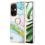 Etui pour oneplus nord ce3 5g pare - chocs anneau rotatif a 360  protection anti - scratch doux marbre ...