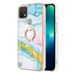 Etui pour oppo a15 / a15s anti - scratch doux protection anneau rotatif a 360 ° pare - chocs marbre - ... Etui pour oppo a15 / a15s anti - scratch doux protection anneau rotatif a 360 ° pare - chocs marbre - ...