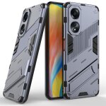Etui pour oppo a58 4g housse de protection militaire robuste bicelle - gris