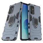 Etui pour oppo reno 6 4g couverture antichoc bicelle protection militaire contre les chutes anneau rotatif ...