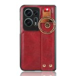 Etui pour oppo trouver n2 compatibilit cuir pu premium commodit sangle de poignet - rouge