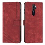 Etui portefeuille 2020 oppo a9 2020 / a11 / a5 compatible insertion de carte termes de la ligne pu leatherbota ...