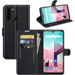 Etui portefeuille cuir pu anti - choc pour blackview a80 plus / a80 pro - portecartes, bquille et ...