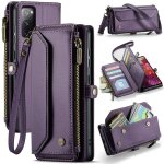Etui portefeuille en cuir rfid pour samsung galaxy s20 fe avec emplacements pour cartes et fermeture ...