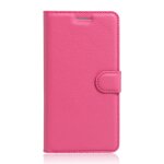 Etui type portefeuille fushia pour huawei y5 - 2 rabat logements cartes