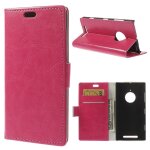 Etui type portefeuille fushia pour nokia microsoft lumia 830 rabat latral articul fonction stand