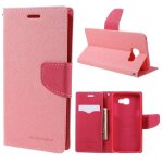 Etui type portefeuille pour galaxy - a5 - 2017 coloris rose fancy - diary