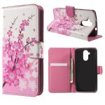 Etui portefeuille motif fleurs roses pour acer liquid z410 rabat lat�ral articu