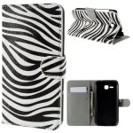 Etui portefeuille motifs z�bre pour huawei ascend y600 rabat lat�ral articul� fo