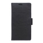 Etui type portefeuille noir pour microsoft lumia 650 rabat lat�ral articul� fonc