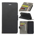 Etui type portefeuille noir wiko lenny - 4 avec rabat lat�ral fonction stand