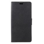 Etui type portefeuille noir pour wiko sunny 2 - plus