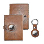 Etui portefeuille pour passeport anti - rfid avec porte - etiquette airtag, porte - cartes et organiseur ...