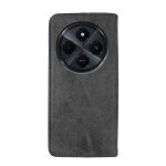 Etui portefeuille a rabat magntique phonecare pour xiaomi poco c75 - noir