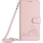 Etui portefeuille compatible avec samsung galaxy m15 5g etui portefeuille magntique en similicuir gaufr ...