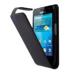 Etui portefeuille simili noir samsung s7250  wave m