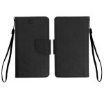 Etui portefeuille pour smartphone universel m s�rie fancy style noir