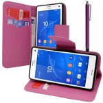 Etui portefeuille pour sony xperia z3 compact 4. 6 support video cuir pu effet tissu - violet + stylet ... Etui portefeuille pour sony xperia z3 compact 4. 6 support video cuir pu effet tissu - violet + stylet ...