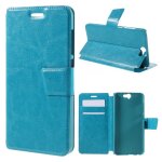 Etui portefeuille turquoise pour htc one - a9 avec rabat lat�ral articul� foncti