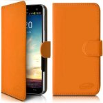 Etui portefeuille universel - karylax - essentiel b heyou 70 - couleur orange - coque souple - rabat Etui portefeuille universel - karylax - essentiel b heyou 70 - couleur orange - coque souple - rabat