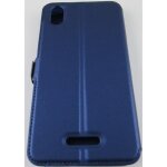 Etui portefeuille wiko lenny 4 plus bleu