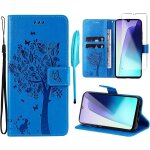 Etui portefeuille pour xiaomi redmi 14c / poco c75 avec verre trempé 1x - flip pu cuir & coque tpu, fermeture ... Etui portefeuille pour xiaomi redmi 14c / poco c75 avec verre trempé 1x - flip pu cuir & coque tpu, fermeture ...