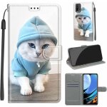 Etui portefeuille compatible xiaomi redmi 9t / redmi 9 power / redmi note 9 4g - coque flip cuir pu & ...