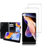 Etui portefeuille pour xiaomi redmi note 11 pro / note 11 pro 5g 6. 67  support video cuir pu - noir ...